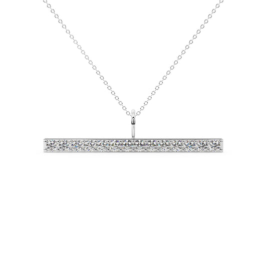 The Linea Pavé Bar Necklace