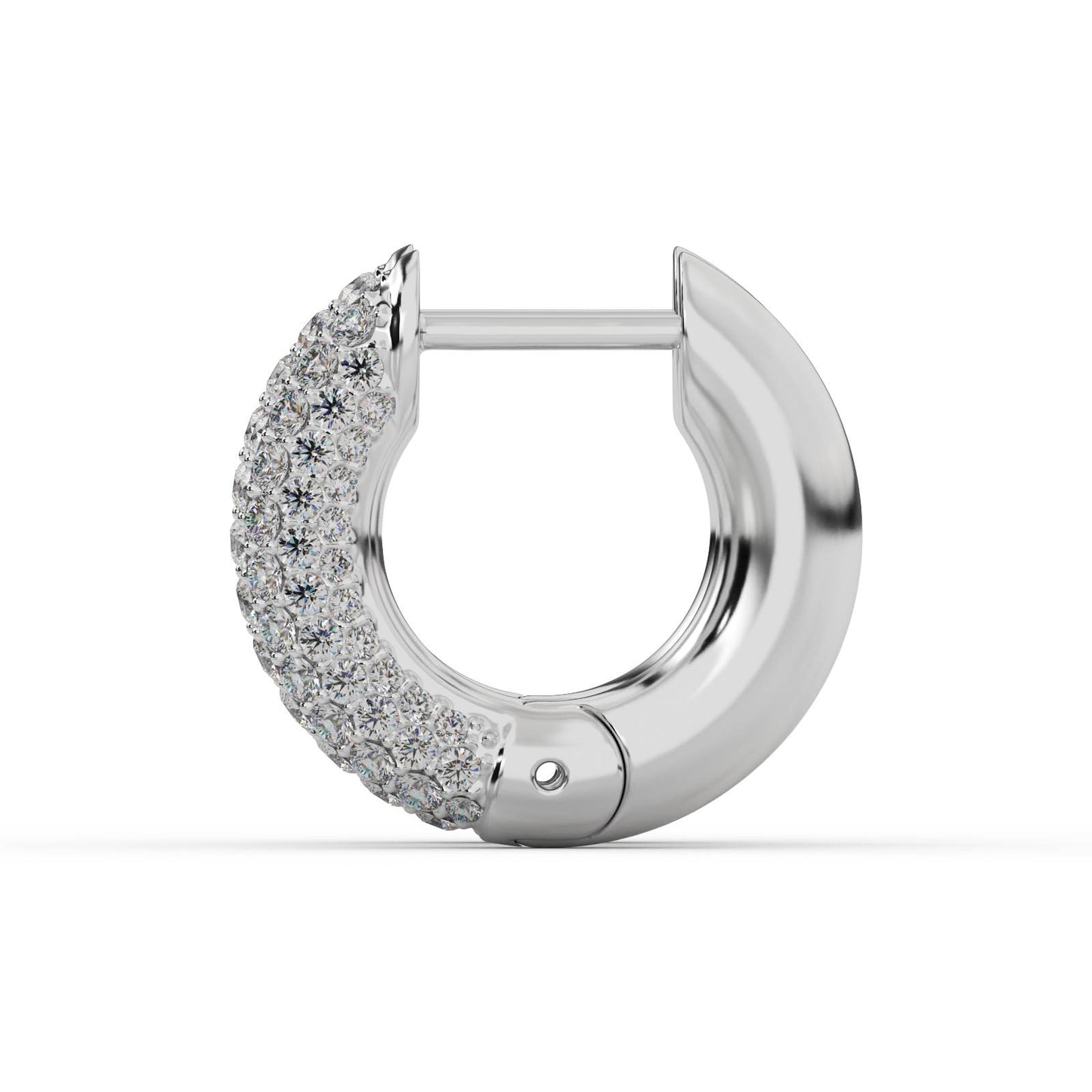Pave Classic Hoops
